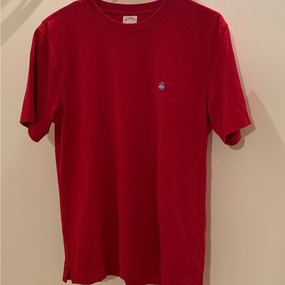 Brooks Brothers Vibrant Red Short Sleeve Tee